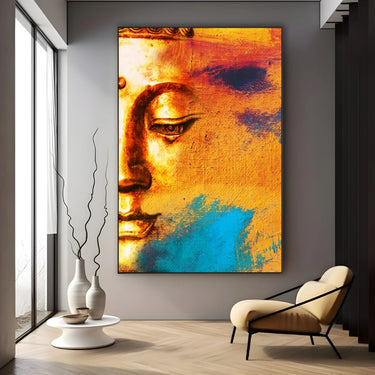 Quadro Stampa su Tela Saggezza Dorata - CupidoDesign