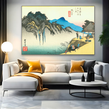 Quadro Stampa su Tela Sakanoshita, Utagawa Hiroshige - CupidoDesign