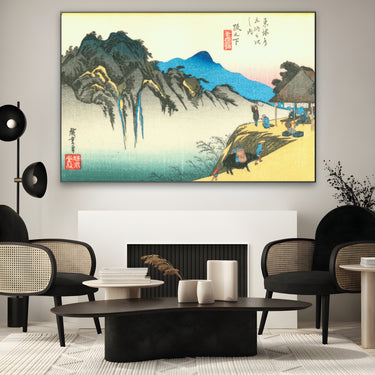 Quadro Stampa su Tela Sakanoshita, Utagawa Hiroshige - CupidoDesign