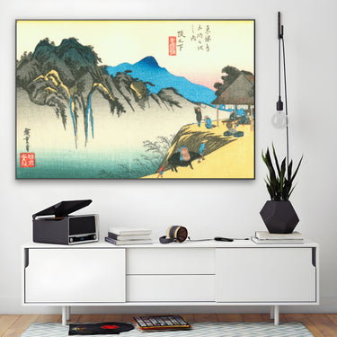 Quadro Stampa su Tela Sakanoshita, Utagawa Hiroshige - CupidoDesign