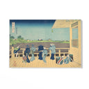 Quadro Stampa su Tela Sala Sazai al Tempio dei Cinquecento Arhat, Katsushika Hokusai - CupidoDesign