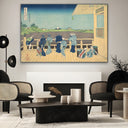 Quadro Stampa su Tela Sala Sazai al Tempio dei Cinquecento Arhat, Katsushika Hokusai - CupidoDesign