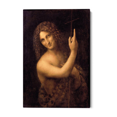 Quadro Stampa su Tela San Giovanni Battista, Leonardo da Vinci - CupidoDesign