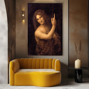 Quadro Stampa su Tela San Giovanni Battista, Leonardo da Vinci - CupidoDesign
