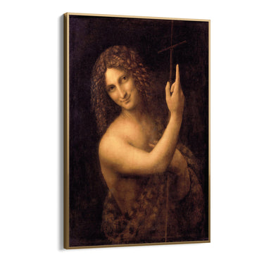 Quadro Stampa su Tela San Giovanni Battista, Leonardo da Vinci - CupidoDesign