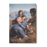 Quadro Stampa su Tela Sant'Anna con la Vergine e il Bambino, Leonardo da Vinci - CupidoDesign