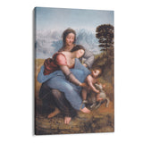 Quadro Stampa su Tela Sant'Anna con la Vergine e il Bambino, Leonardo da Vinci - CupidoDesign