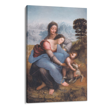 Quadro Stampa su Tela Sant'Anna con la Vergine e il Bambino, Leonardo da Vinci - CupidoDesign