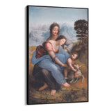Quadro Stampa su Tela Sant'Anna con la Vergine e il Bambino, Leonardo da Vinci - CupidoDesign