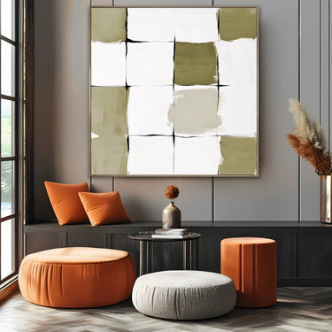 Quadro Stampa su Tela Scacchi Molli - CupidoDesign