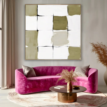 Quadro Stampa su Tela Scacchi Molli - CupidoDesign