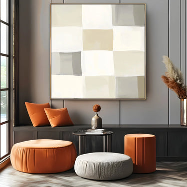 Quadro Stampa su Tela Scacchi Mutevoli - CupidoDesign