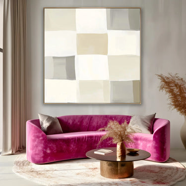 Quadro Stampa su Tela Scacchi Mutevoli - CupidoDesign