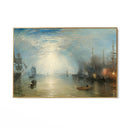 Quadro Stampa su Tela Scaricatori di Chiglia, William Turner - CupidoDesign