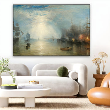 Quadro Stampa su Tela Scaricatori di Chiglia, William Turner - CupidoDesign