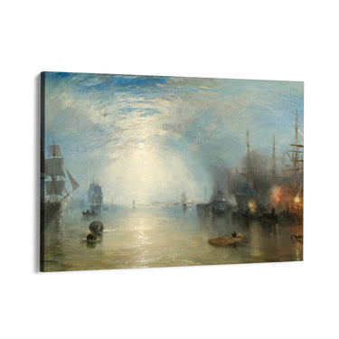 Quadro Stampa su Tela Scaricatori di Chiglia, William Turner - CupidoDesign