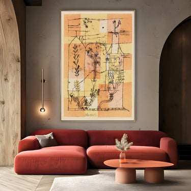 Quadro Stampa su Tela Scena Hoffmannesca, Paul Klee - CupidoDesign