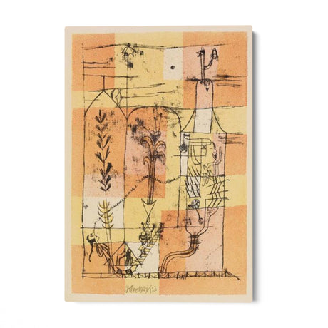 Quadro Stampa su Tela Scena Hoffmannesca, Paul Klee - CupidoDesign