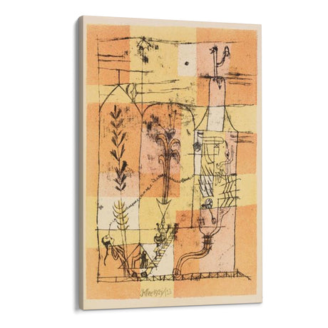 Quadro Stampa su Tela Scena Hoffmannesca, Paul Klee - CupidoDesign