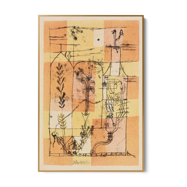 Quadro Stampa su Tela Scena Hoffmannesca, Paul Klee - CupidoDesign