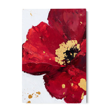 Quadro Stampa su Tela Scoppio Rosso - CupidoDesign
