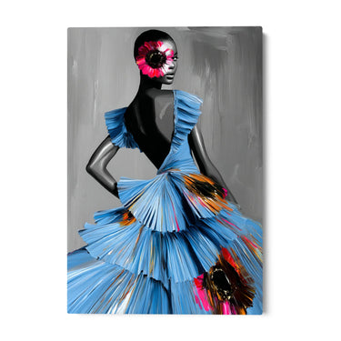 Quadro Stampa su Tela Scultura Nera - CupidoDesign