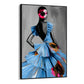 Quadro Stampa su Tela Scultura Nera - CupidoDesign