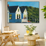 Quadro Stampa su Tela Second Story Sunlight, Edward Hopper - CupidoDesign