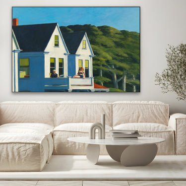 Quadro Stampa su Tela Second Story Sunlight, Edward Hopper - CupidoDesign