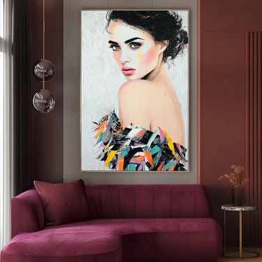 Quadro Stampa su Tela Seduzione Femminile - CupidoDesign