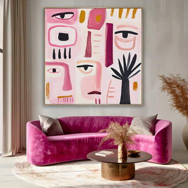 Quadro Stampa su Tela Segni Vivi - CupidoDesign