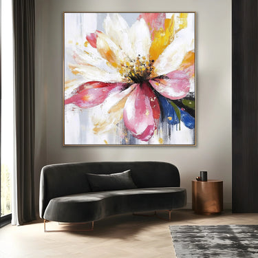 Quadro Stampa su Tela Semplice Rosato - CupidoDesign