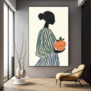 Quadro Stampa su Tela Semplicità Colorata - CupidoDesign