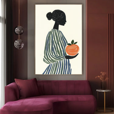 Quadro Stampa su Tela Semplicità Colorata - CupidoDesign