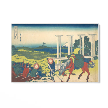 Quadro Stampa su Tela Senju In Musashi Province, Katsushika Hokusai - CupidoDesign