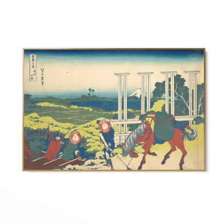 Quadro Stampa su Tela Senju In Musashi Province, Katsushika Hokusai - CupidoDesign