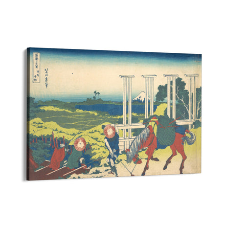 Quadro Stampa su Tela Senju In Musashi Province, Katsushika Hokusai - CupidoDesign