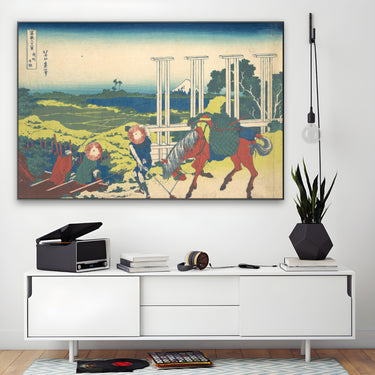 Quadro Stampa su Tela Senju In Musashi Province, Katsushika Hokusai - CupidoDesign