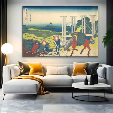 Quadro Stampa su Tela Senju In Musashi Province, Katsushika Hokusai - CupidoDesign