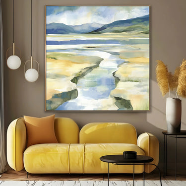 Quadro Stampa su Tela Sentieri d’Acqua - CupidoDesign