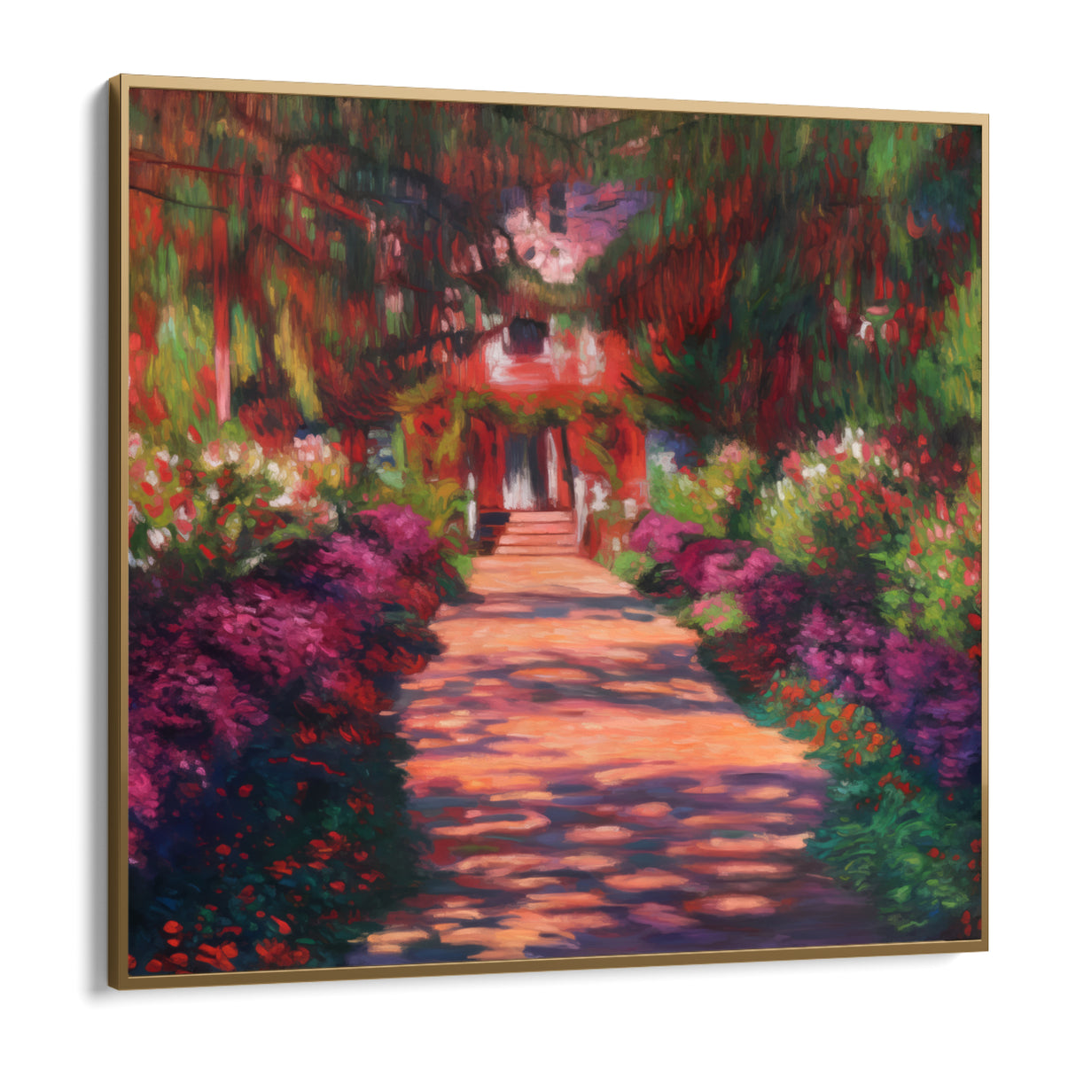 Sentiero nel giardino - Claude Monet