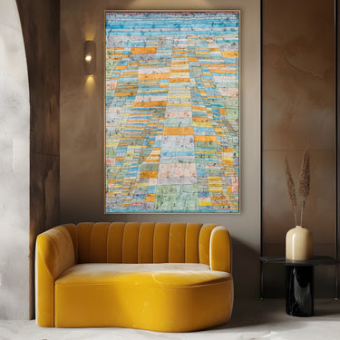 Quadro Stampa su Tela Sentiero principale e strade secondarie, Paul Klee - CupidoDesign
