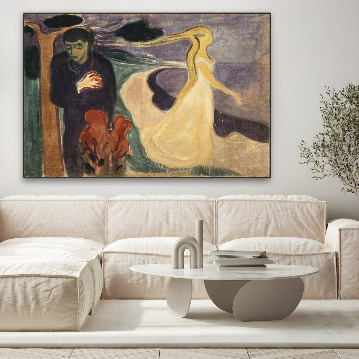 Quadro Stampa su Tela Separazione, Edvard Munch - CupidoDesign