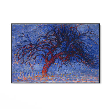 Quadro Stampa su Tela Sera; L'albero rosso, Piet Mondrian - CupidoDesign