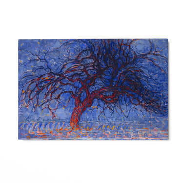Quadro Stampa su Tela Sera; L'albero rosso, Piet Mondrian - CupidoDesign