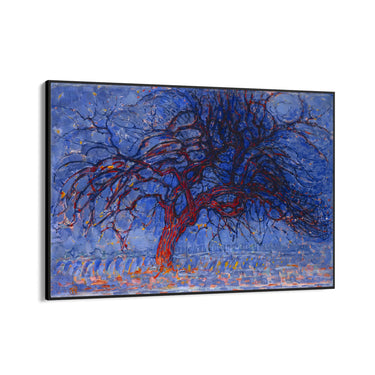 Quadro Stampa su Tela Sera; L'albero rosso, Piet Mondrian - CupidoDesign
