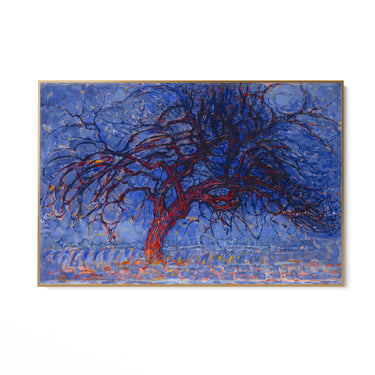 Quadro Stampa su Tela Sera; L'albero rosso, Piet Mondrian - CupidoDesign