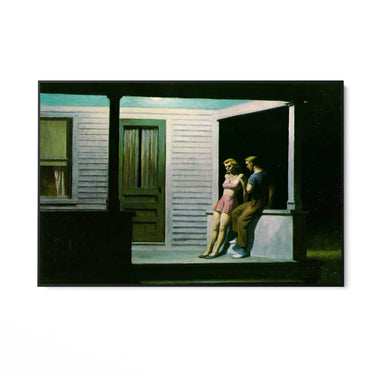 Quadro Stampa su Tela Sera d'estate, Edward Hopper - CupidoDesign