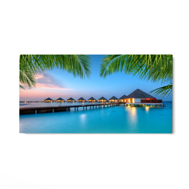 Quadro Stampa su Tela Sere d’Oriente, Maldive - CupidoDesign