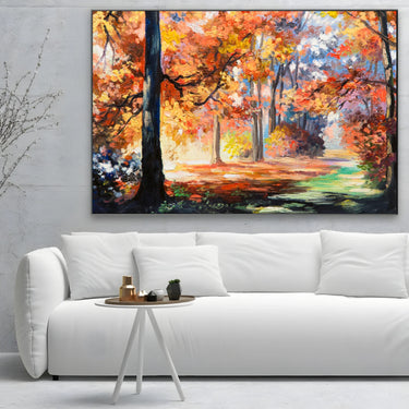Quadro Stampa su Tela Serenità nei boschi - CupidoDesign